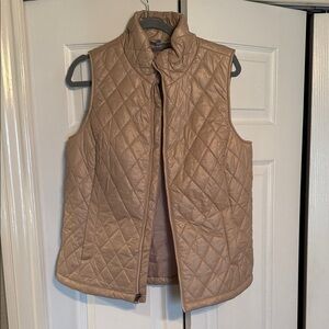Quilted Tan Women's Vest